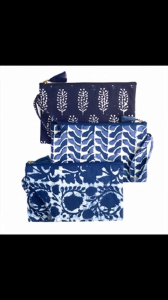 Point Indigo Cosmetic Bag