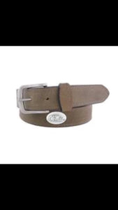 Zep-Pro Ole Miss Leather Belt-tan